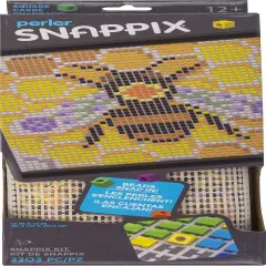 Perler Snappix Kit 12"X12"-Folksy Bee