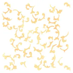 Scroll Wallpaper Wall Stencil | 3303 by Designer Stencils | Pattern Stencils | Reusable Stencils for Painting | Safe & Reusable Template for Wall Decor | Try This Stencil Instead of a Wallpaper | Easy to Use & Clean Art Stencil Pattern