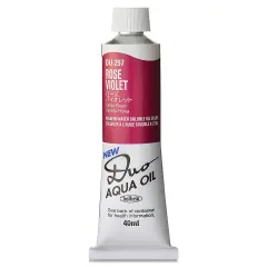 Holbein Duo Aqua Water Soluble Oils - Rose Violet, 40 ml tube