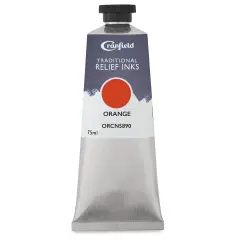 Cranfield Traditional Relief Ink - Orange, 75 ml