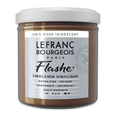 Lefranc & Bourgeois Flashe Vinyl Paint - Iridescent Pink Gray, 125 ml jar