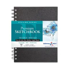 Stillman & Birn Epsilon Series Sketchbook - 8" x 6", Portrait, Wirebound, 50 Sheets