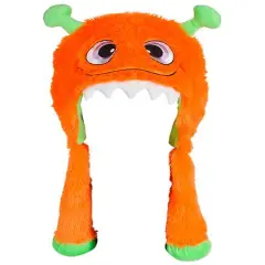 Halloween Character Cute Orange Monster Plush Hat Costume Accessory