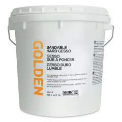 Golden Sandable Hard Gesso - Gallon tub