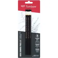 Tombow MONO Drawing Pencils 3/Pkg-Black