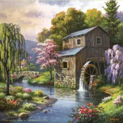 Sunsout Spring at the Mill 300 pc Jigsaw Puzzle 41029