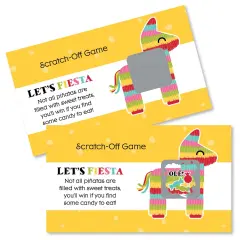 Big Dot of Happiness Let's Fiesta - Fiesta Party Game Scratch Off Cards - 22 Count