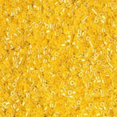 Miyuki Delica Bead 15/0, DBS1562, Opaque Canary Luster
