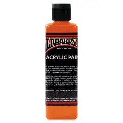 Alpha6 Alphakrylic Acrylic Paint - Electroshock Orange, 8 oz