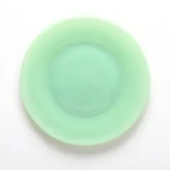 Mosser Glass Plate, Vintage Style Dinner or Dessert Plate, Opaque Glass