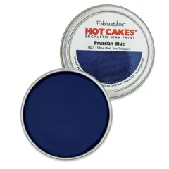 Enkaustikos Hot Cakes Encaustic Paint - Prussian Blue, 45 ml tin