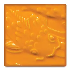 Amaco Liquid Gloss Glaze - Pint, Vivid Orange, Translucent