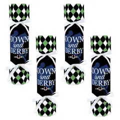 Big Dot of Happiness Kentucky Horse Derby - No Snap Horse Race Party Table Favors - DIY Cracker Boxes - Set of 12