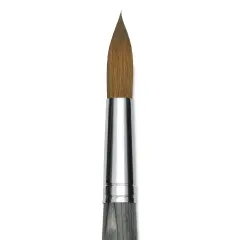 Da Vinci Colineo Synthetic Kolinsky Sable Brush - Round, Size 24, Short Handle