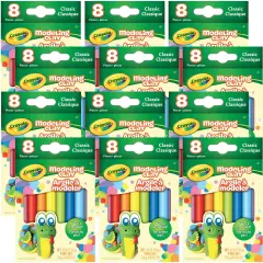 Multipack of 12 - Crayola Modeling Clay .6oz 8/Pkg-Basic