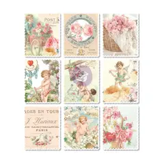 Prima Marketing Inc Magic Love Collection Wood Stickers - 9 Pcs 655350996819