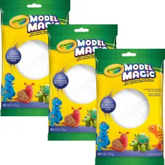 Multipack of 3 - Crayola Model Magic 4oz-White
