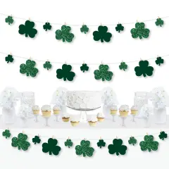 Big Dot of Happiness St. Patrick's Day - Saint Paddy's Day Party DIY Decorations - Clothespin Garland Banner - 44 Pieces