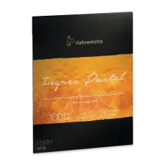 Hahnemuhle Ingres Pad - White, 9.4" x 12.2", 20 Sheets