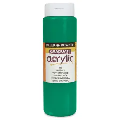 Daler-Rowney Graduate Acrylics - Emerald, 500 ml bottle