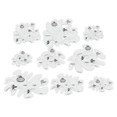 Iwata Artool Freehand Template - Set of 3, True Fire II