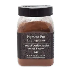 Sennelier Dry Pigment - Burnt Umber, 140 g jar