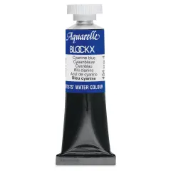 Blockx Artists' Watercolor - Cyanine Blue, 15 ml Tube