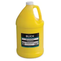 Blick Student Tempera Paint - Yellow, 128 oz bottle