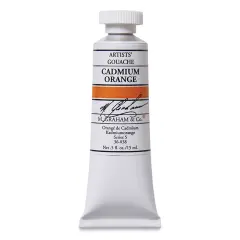 M. Graham Artists' Gouache - Cadmium Orange, 15 ml tube