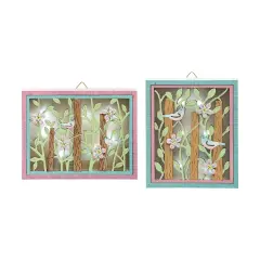 Songbird Easter Spring Shadowbox Light-Up LedSet of 2