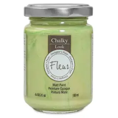Fleur Chalky Look Paint - Bamboo, 4.4 oz jar