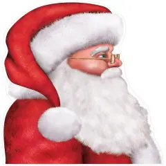 New Christmas Back Seat Driver Santa Claus Car Cling Decoration 12-17"