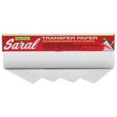Saral Wax Free Transfer Paper - White