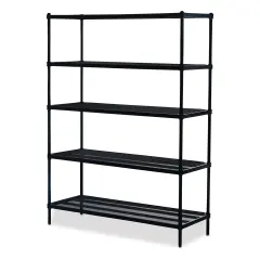 Design Ideas MeshWorks Shelving Units - Black, 5-Tier