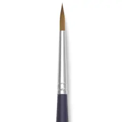 Winsor & Newton Artists' Kolinsky Sable Watercolor Brush - Round, Short Handle, Size 4