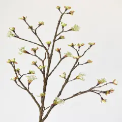 42" Faux Budding Blossom Branch Stem