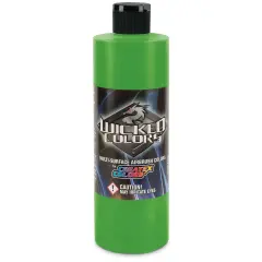 Createx Wicked Colors Airbrush Color - 16 oz, Fluorescent Green