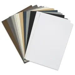 Sizzix Surfacez Cardstock - Neutral Colors, Package of 60 Sheets, 8-1/4"W x 11-3/4"L, 216 gsm