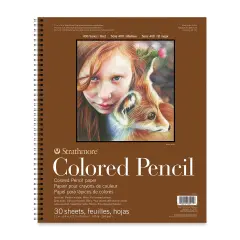 Strathmore 400 Series Colored Pencil Pad - 14" x 11", 30 Sheets, 100 lb