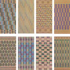 Roylco Decorative Papers - 8-1/2" x 11", African Textile, 32 Sheets