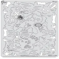 Iwata Artool Freehand Template - Piracy Tortuga