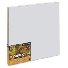 Ampersand Encausticbord - 18" x 18" x 1-1/2", Cradled