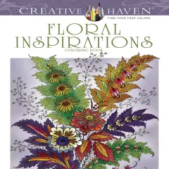 Creative Haven: Floral Inspirations Coloring Book-Softcover