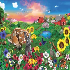 Sunsout Pasture Buddies 100 pc Jigsaw Puzzle 81546