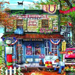 Sunsout Hanging Out at the General Store 1000 pc Jigsaw Puzzle 29749