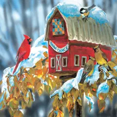 Sunsout Barn Dance 550 pc Christmas Jigsaw Puzzle 30607