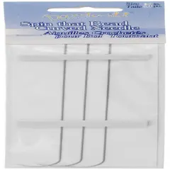 John Bead Dazzle-It Curved Needle For Spinner-Silver