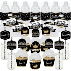 Big Dot of Happiness HOCO Dance - Homecoming Favors and Cupcake Kit - Fabulous Favor Party Pack - 100 Pieces
