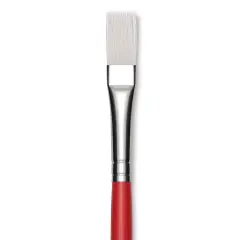 Winsor & Newton University Brush - Flat, Long Handle, Size 6