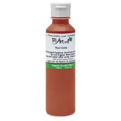 Tri-Art Liquid Artist Acrylics - Red Oxide, 120 ml bottle